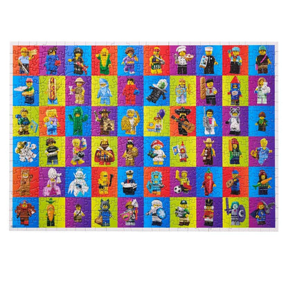 Puzzle Minifigures Collage LEGO 500 pieces assorted