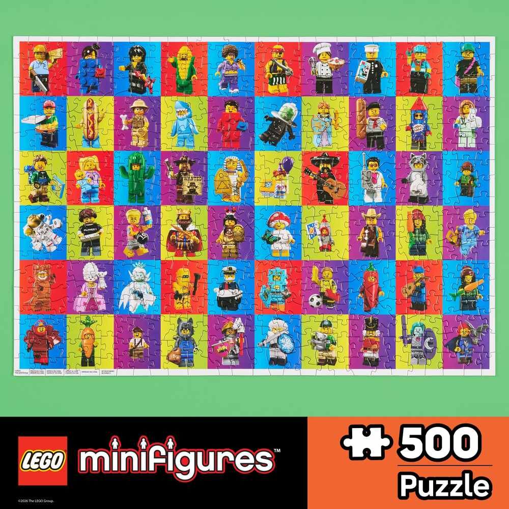 Puzzle Minifigures Collage LEGO 500 pieces assorted