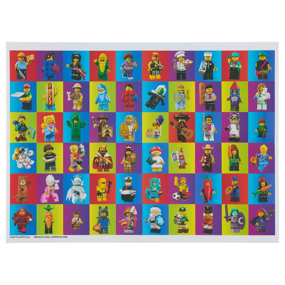 Puzzle Minifigures Collage LEGO 500 pieces assorted