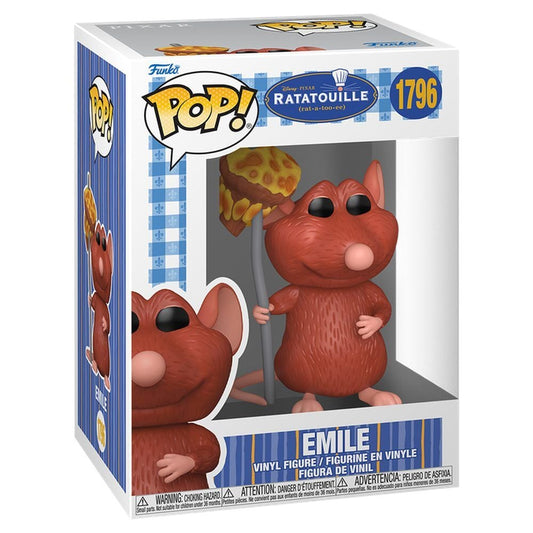POP figure Disney Pixar Ratatouille Emile with Mushroom