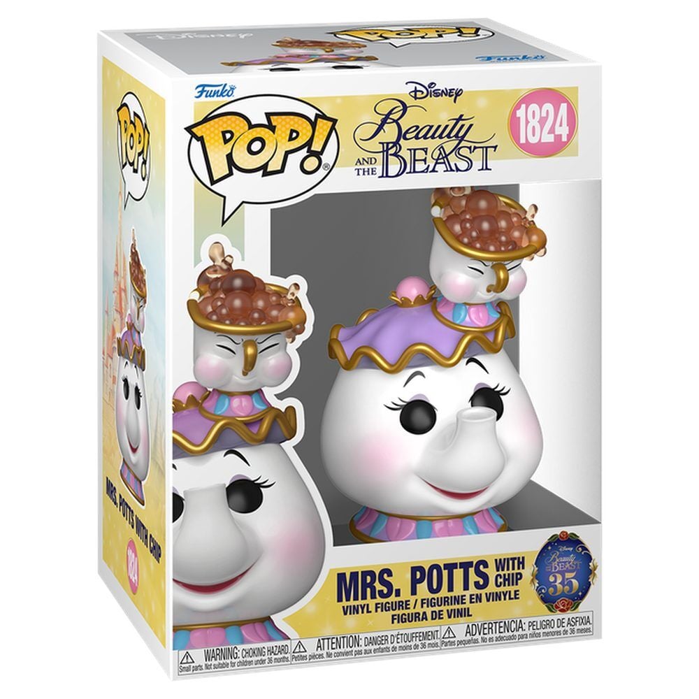 POP Figure Disney Beauty And The Beast Mrs. Potts with Chip