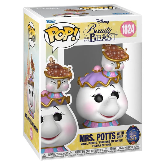POP Figure Disney Beauty And The Beast Mrs. Potts with Chip