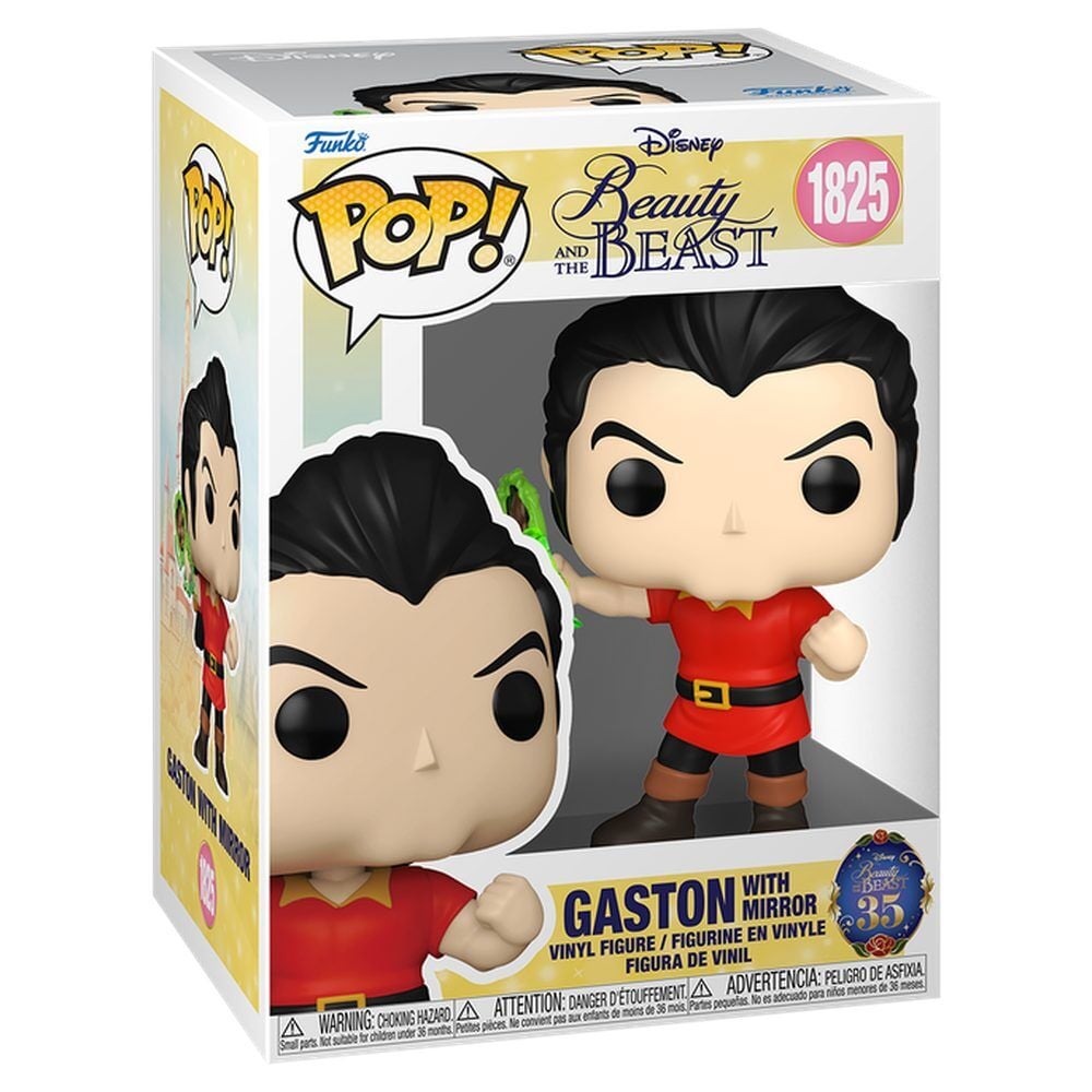 POP figure Disney Beauty And The Beast Gaston with Mirror