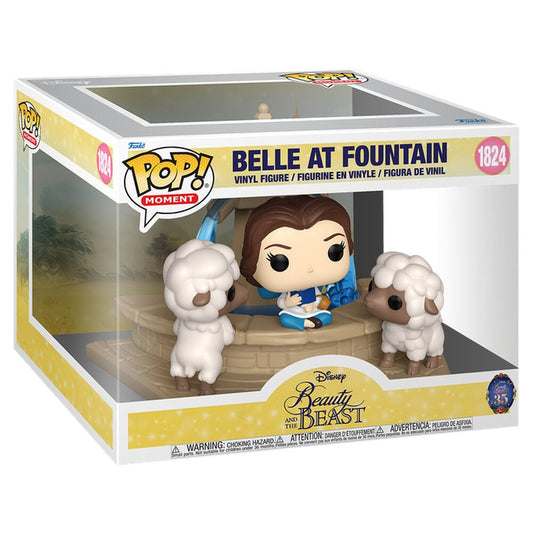 Figure POP Moment Disney Beauty And The Beast Belle at Fountain