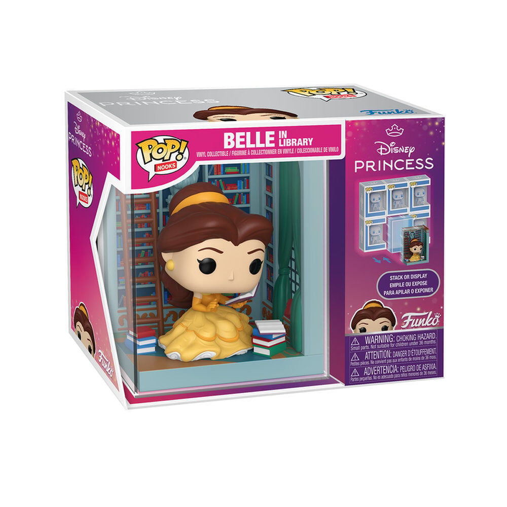 POP Figure Nooks Disney Princess Belle in Library
