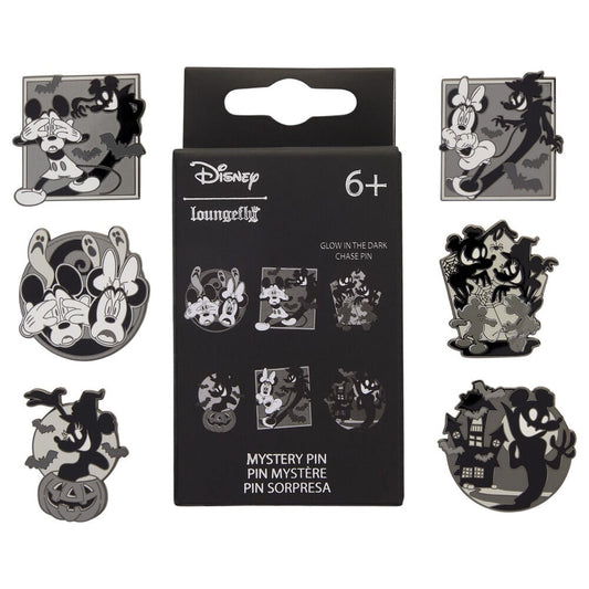Blind Box Mystery Enamel Pin Minnie & Mickey Disney Loungefly