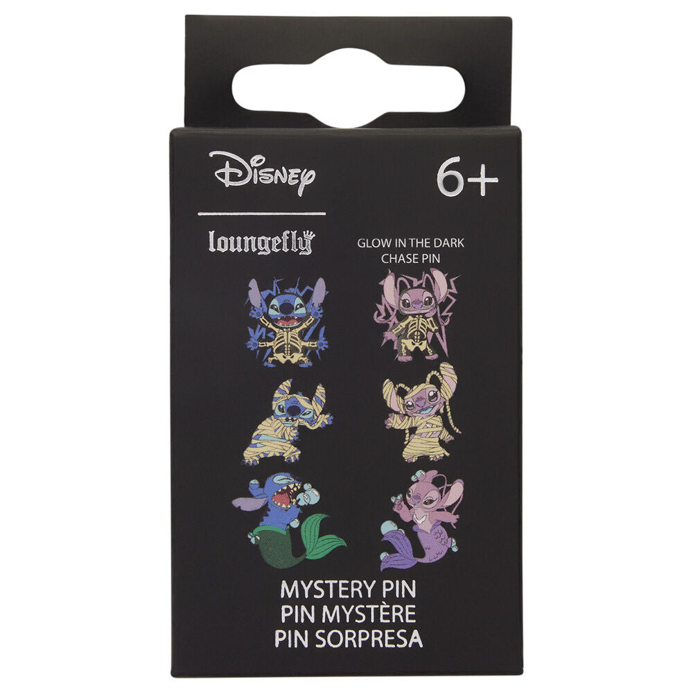Blind Box Mystery Enamel Pin Stitch & Angel Stitch Disney Loungefly