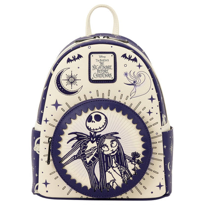 Jack Skellington & Sally Nightmare Before Christmas Backpack Disney Loungefly 26cm