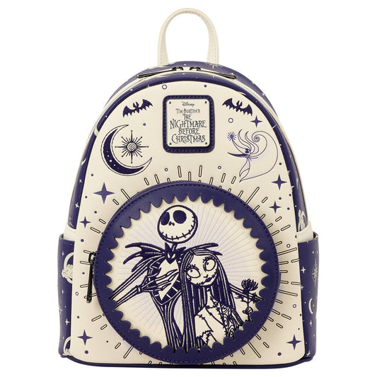 Jack Skellington & Sally Nightmare Before Christmas Backpack Disney Loungefly 26cm