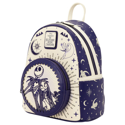 Jack Skellington & Sally Nightmare Before Christmas Backpack Disney Loungefly 26cm