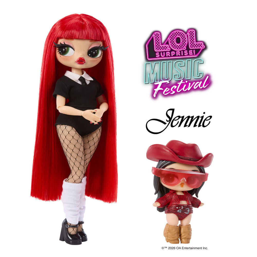 Jennie Music Festival O.M.G. doll LOL. Surprise