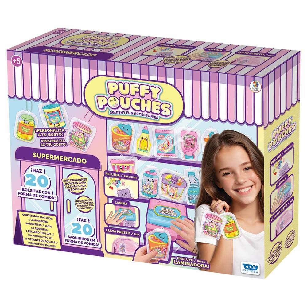 Personalized Keychain Puffy Pouches Squishy Fun Accessories