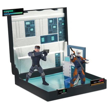 Diorama Solid Snake Vs Cyborg Ninja Diorama Metal Gear Solid PlayStation