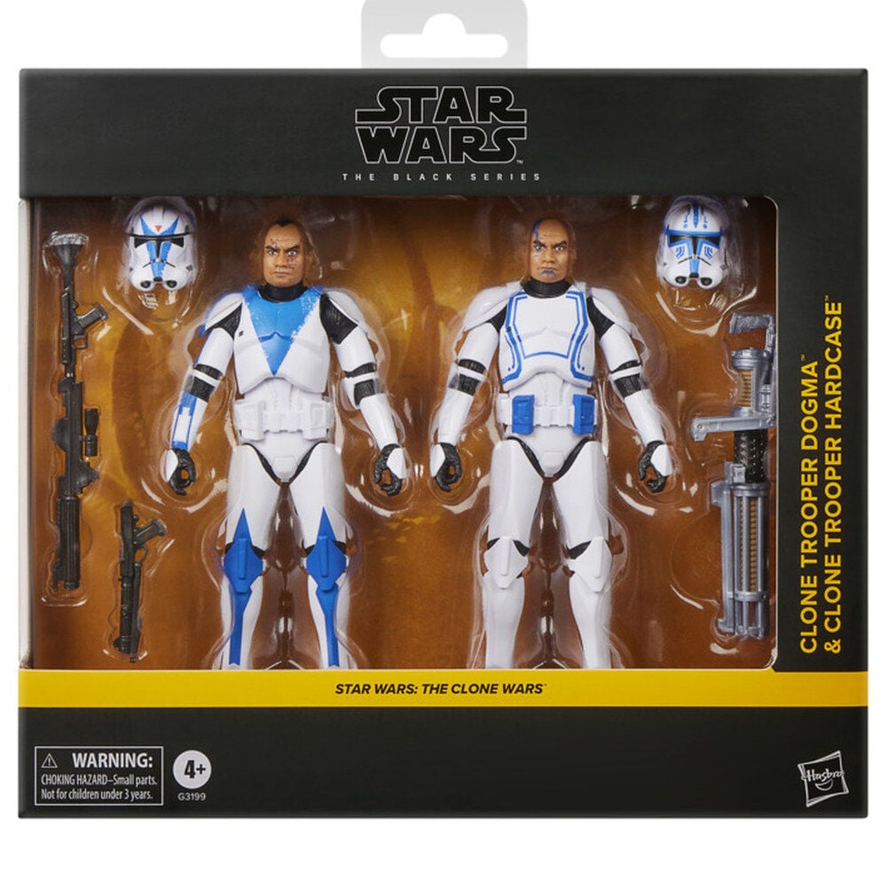 Blister 2 figures Clone Trooper Dogma & Clone Trooper Hardcase Star Wars 15cm
