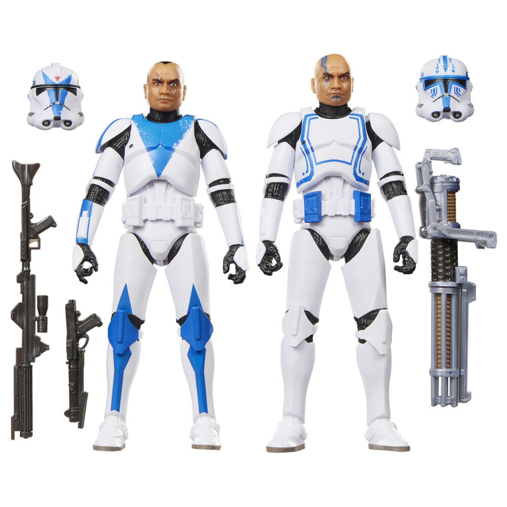 Blister 2 figures Clone Trooper Dogma & Clone Trooper Hardcase Star Wars 15cm
