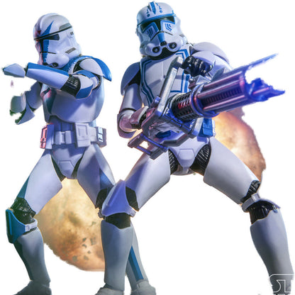 Blister 2 figures Clone Trooper Dogma & Clone Trooper Hardcase Star Wars 15cm