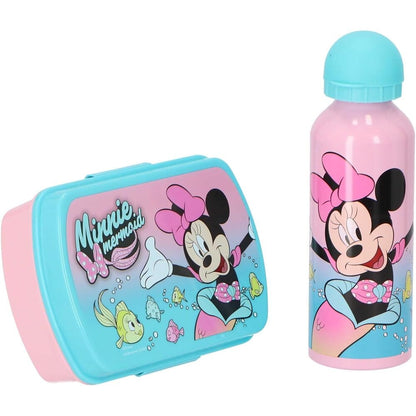 Minnie Disney Aluminum Sandwich Canteen 500ml
