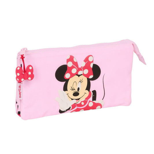 Naive Minnie Mouse Disney triple pencil case