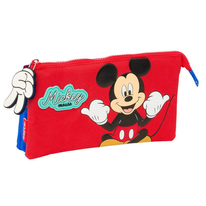 Good Day Mickey Disney triple pencil case