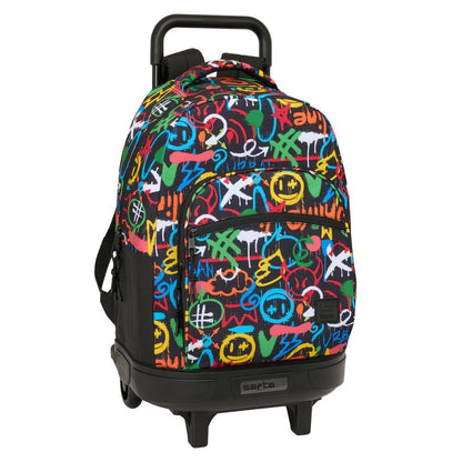 Compact Removable Trolley Colors Graffiti 42cm