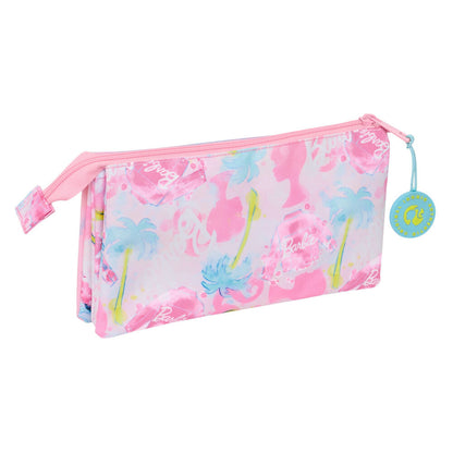 Painterly Barbie triple pencil case