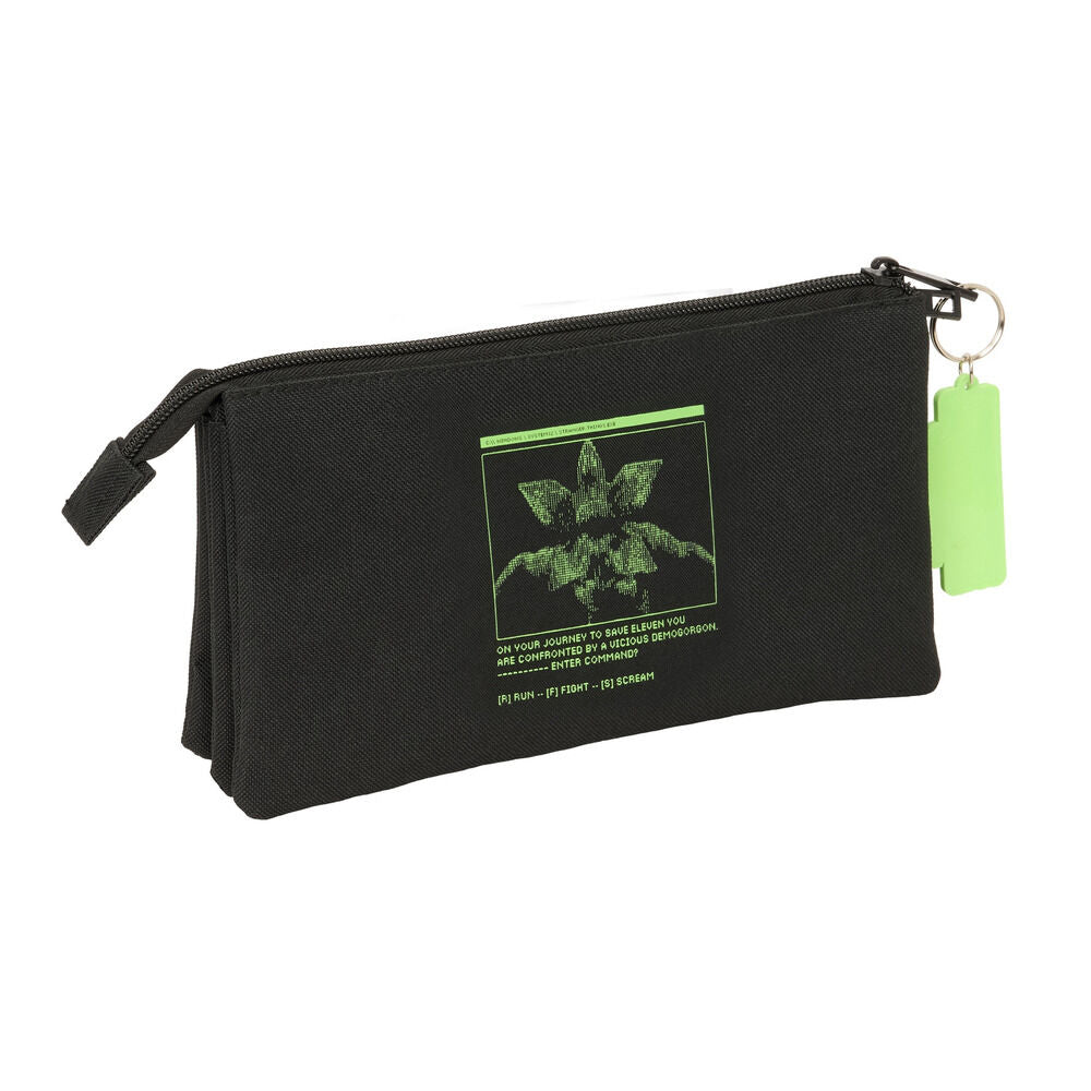Stranger Things triple pencil case