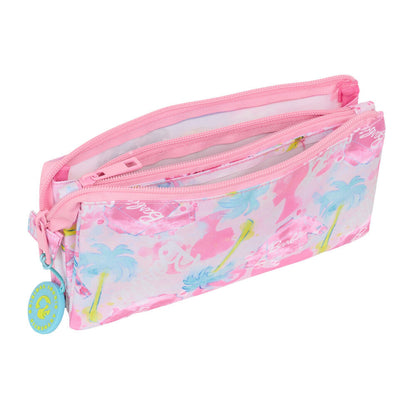 Painterly Barbie triple pencil case
