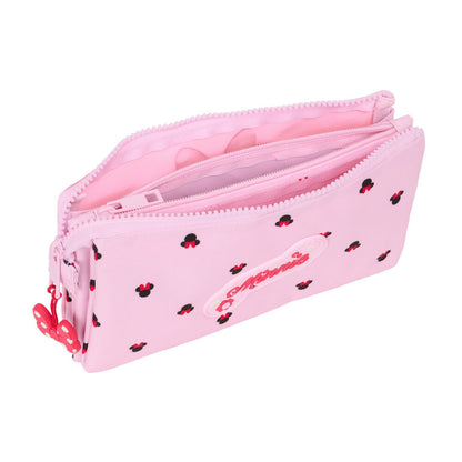 Naive Minnie Mouse Disney triple pencil case