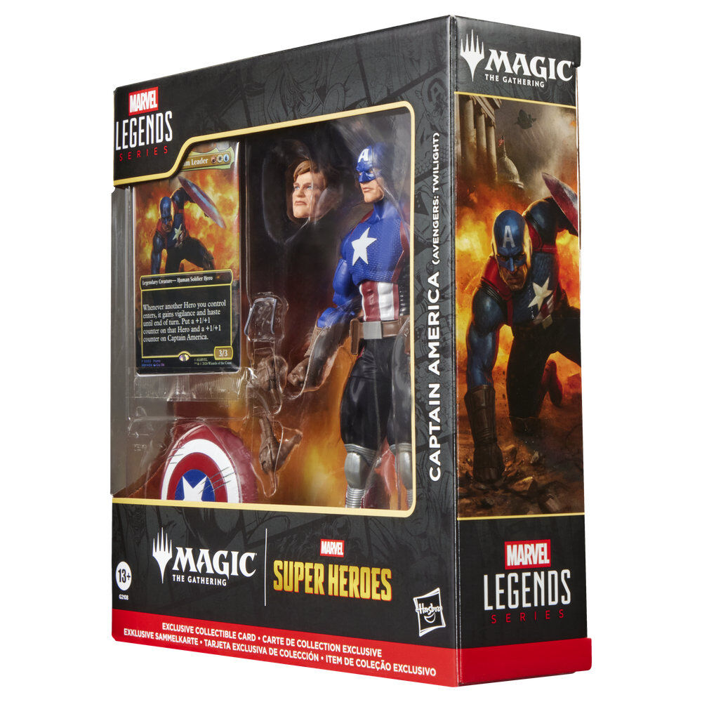 Figure Captain America Avengers Twilight Magic The Gathering Marvel Legends Series 15cm