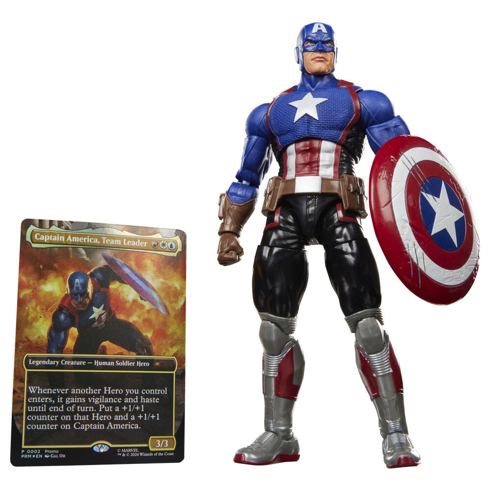 Figure Captain America Avengers Twilight Magic The Gathering Marvel Legends Series 15cm
