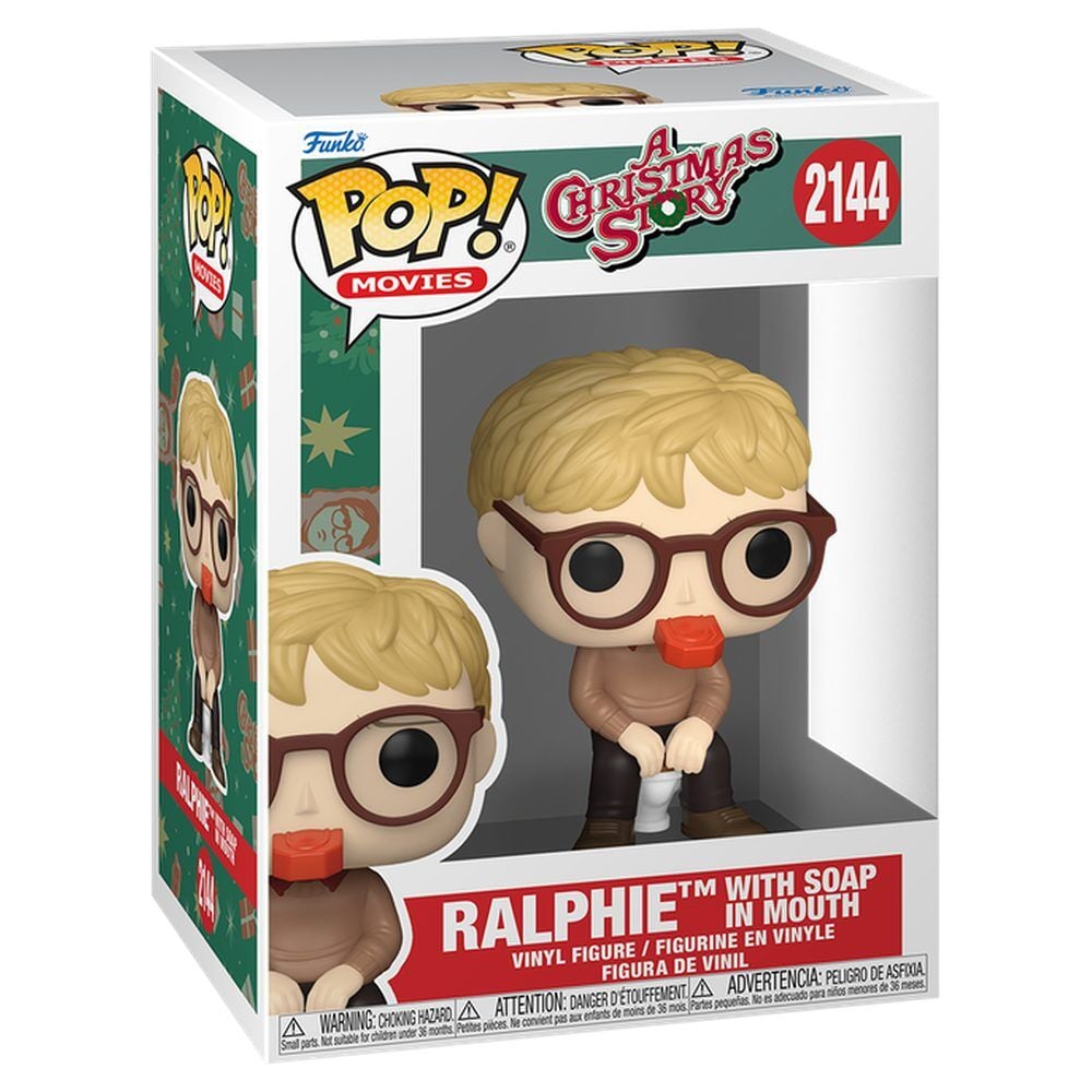POP Figure A Christmas Story Ralphie with Soap in Mouth
