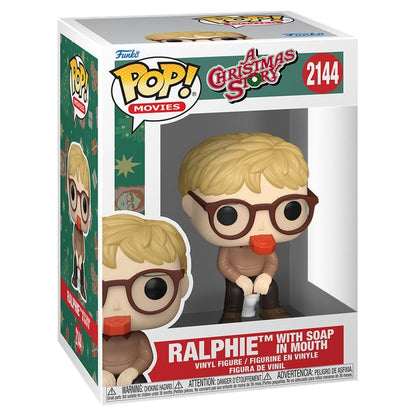 POP Figure A Christmas Story Ralphie with Soap in Mouth