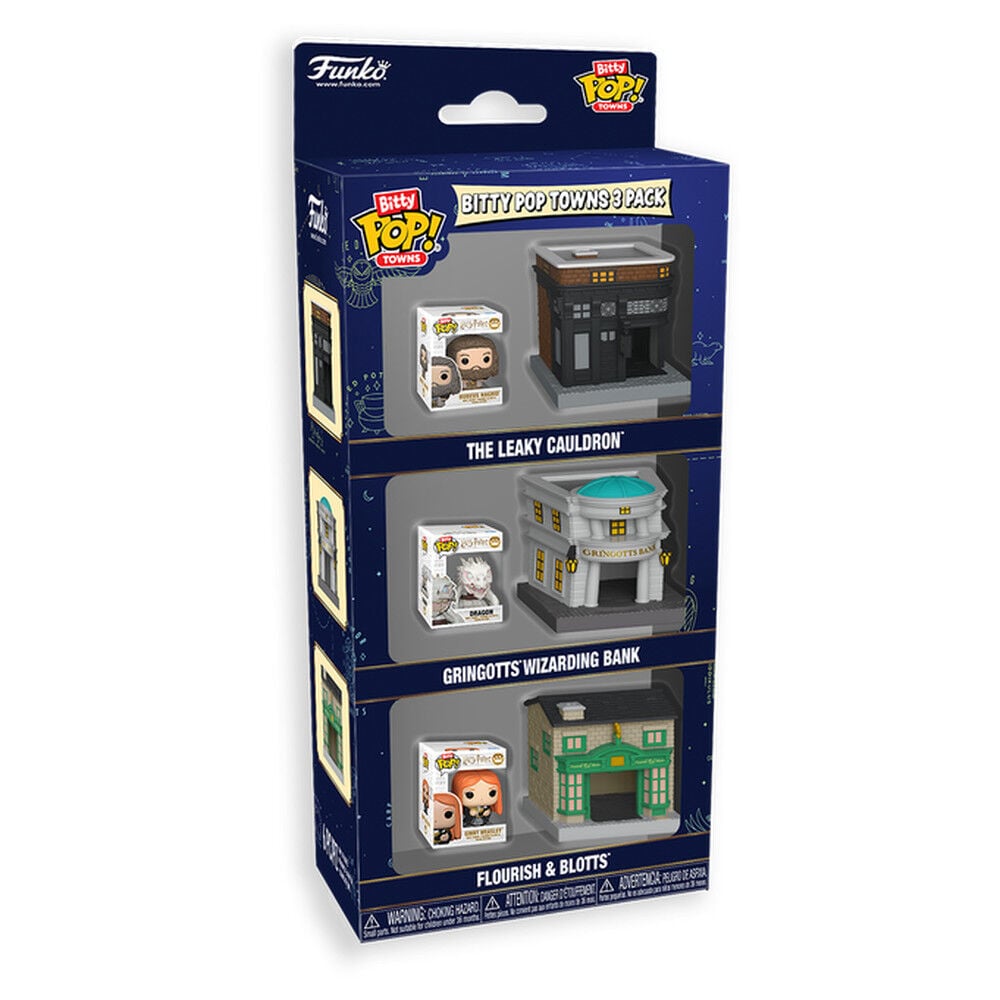 Blister 3 Bitty Pop  Towns Harry Potter