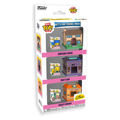 Blister 3 Bitty Pop  Towns Simpsons