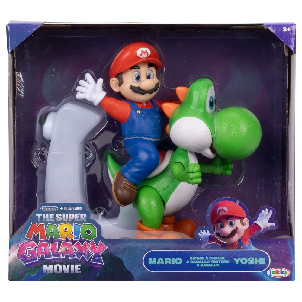 Mario & Yoshi Super Mario Galaxy Movie Figure