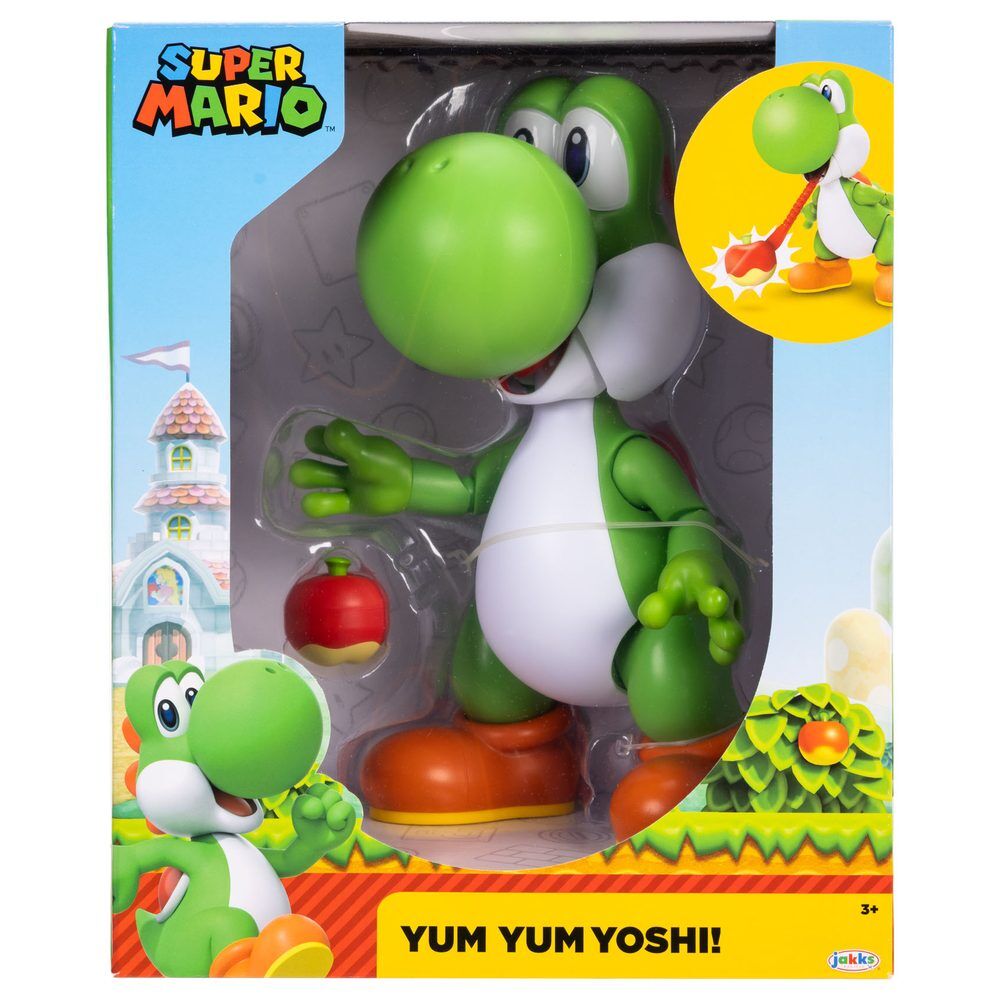Interactive figure Yum Yum Yoshi Super Mario Bros 20cm