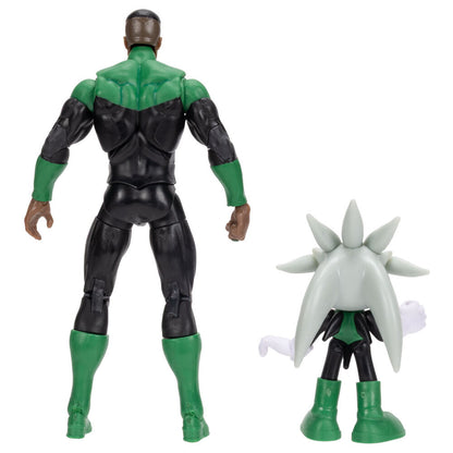 Figure Silver & Green Lantern Sonic The Hedgehog x Dc Comics