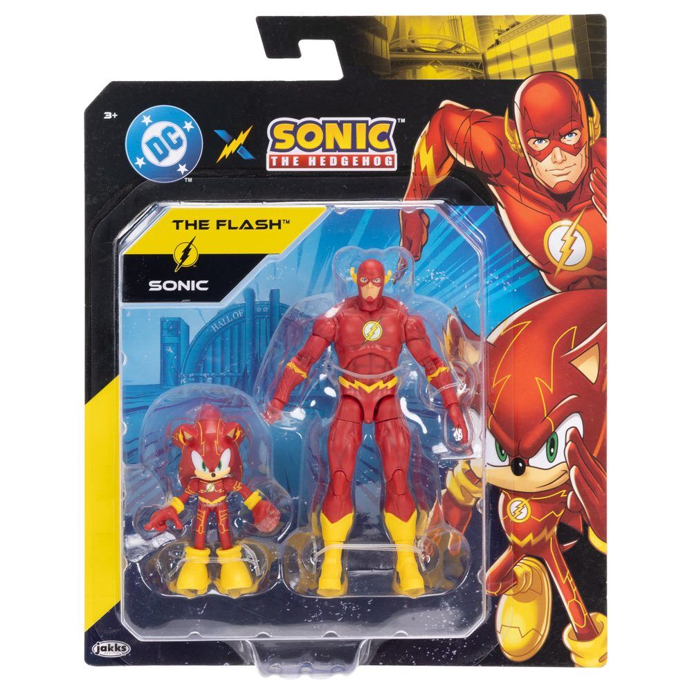 Figure Sonic & The Flash Sonic The Hedgehog x Dc Comics