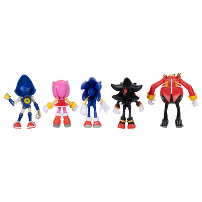 Blister of 5 Sonic The Hedgehog figures 6cm