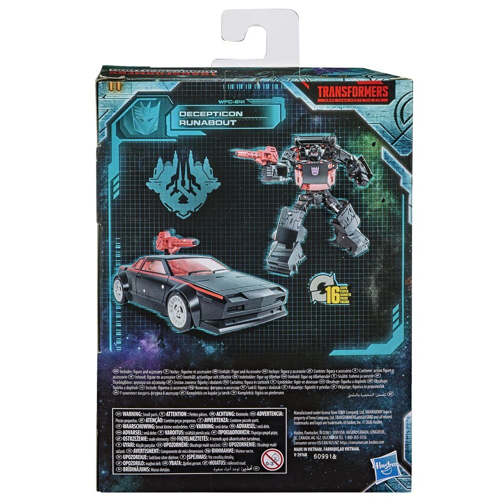Decepticon Ronabout Figure Transformers Earthrise War For Cybertron Trilogy Transformers 14cm