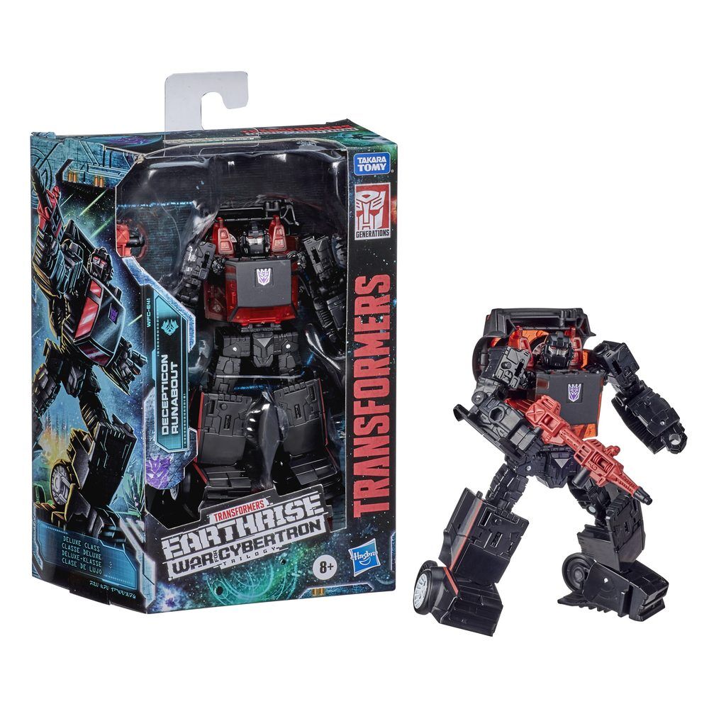 Decepticon Ronabout Figure Transformers Earthrise War For Cybertron Trilogy Transformers 14cm