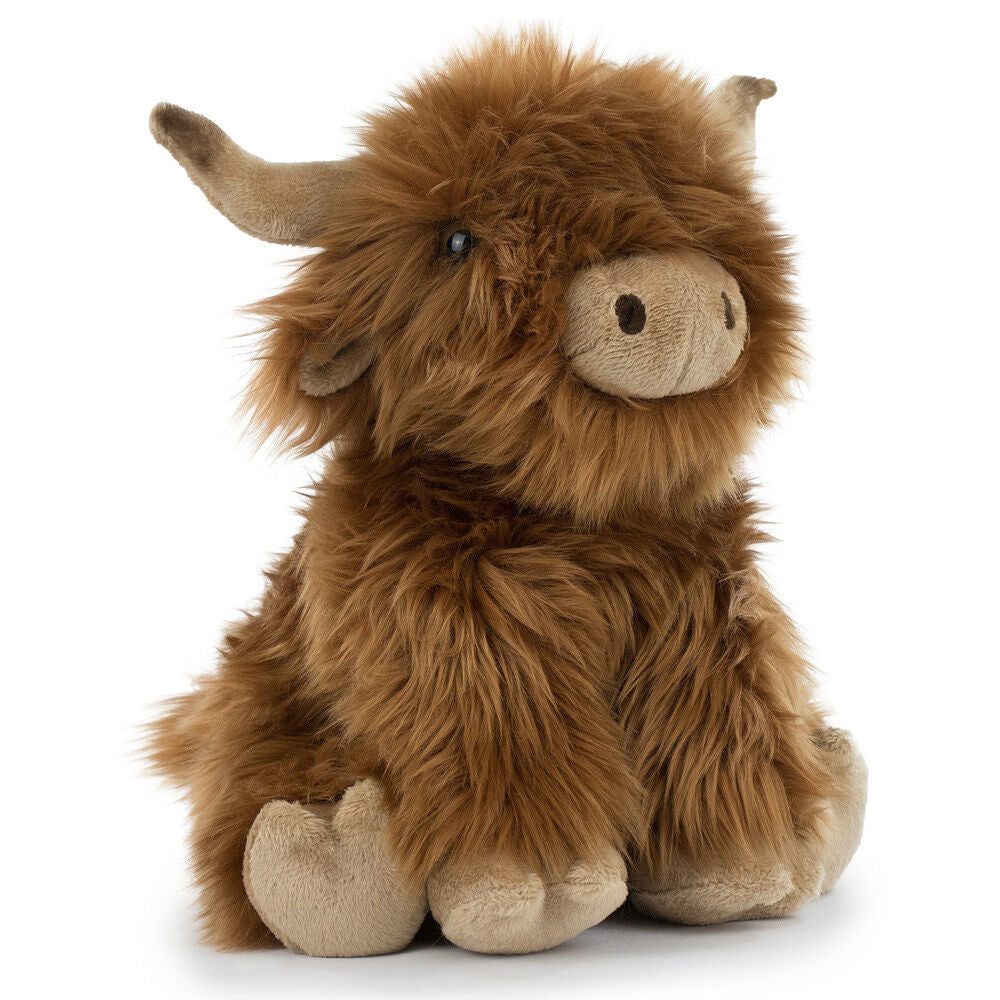Highland Cow Plush Realistic Animals 27cm