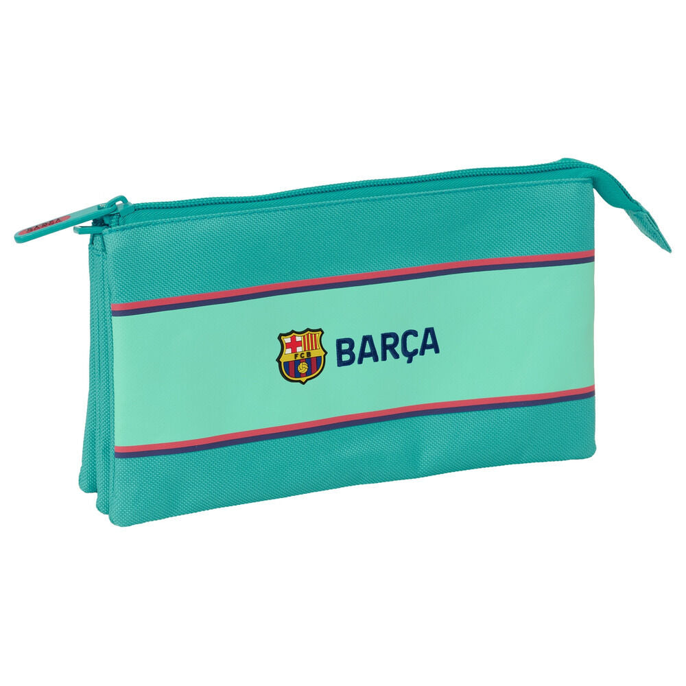 FC Barcelona triple pencil case