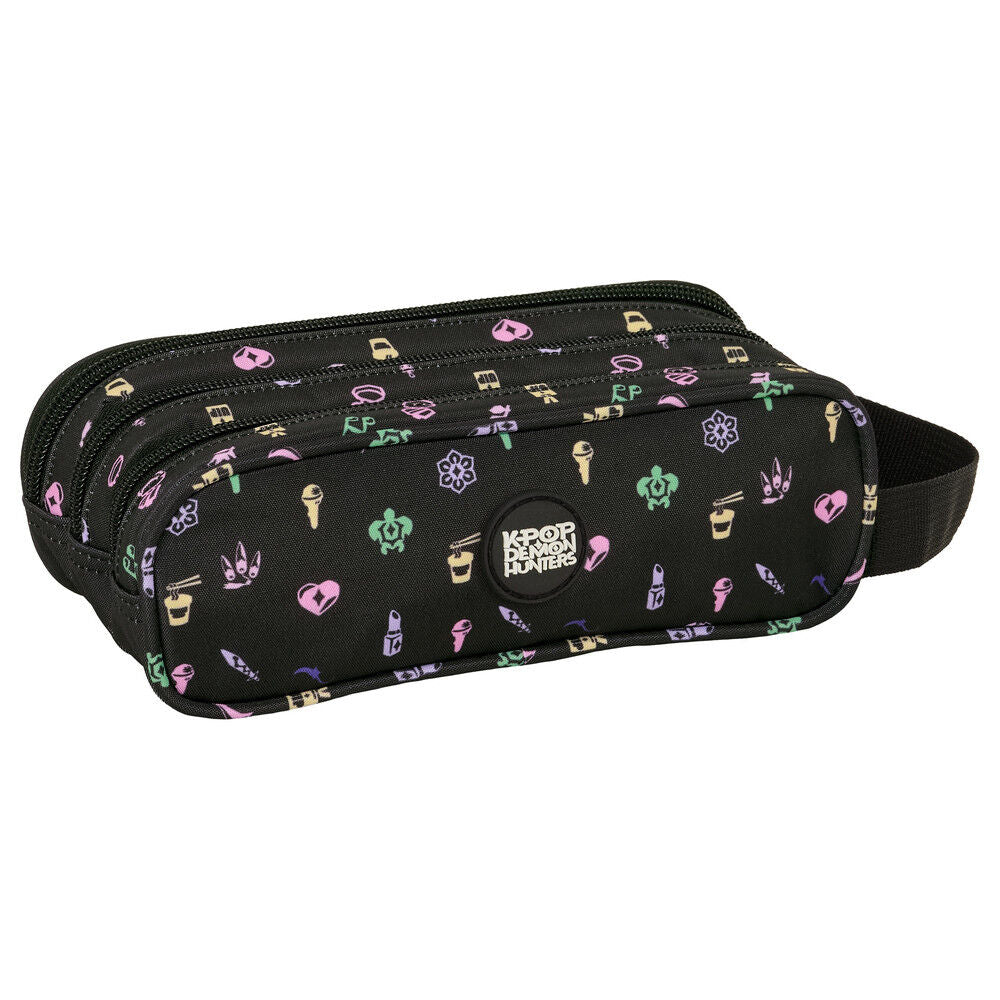 Sound Kpop Demon Hunters triple pencil case