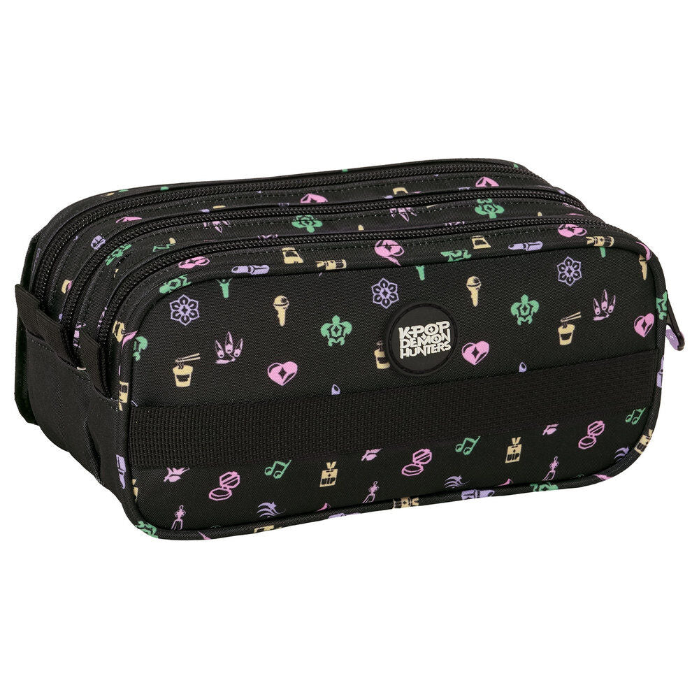 Sound Kpop Demon Hunters triple pencil case