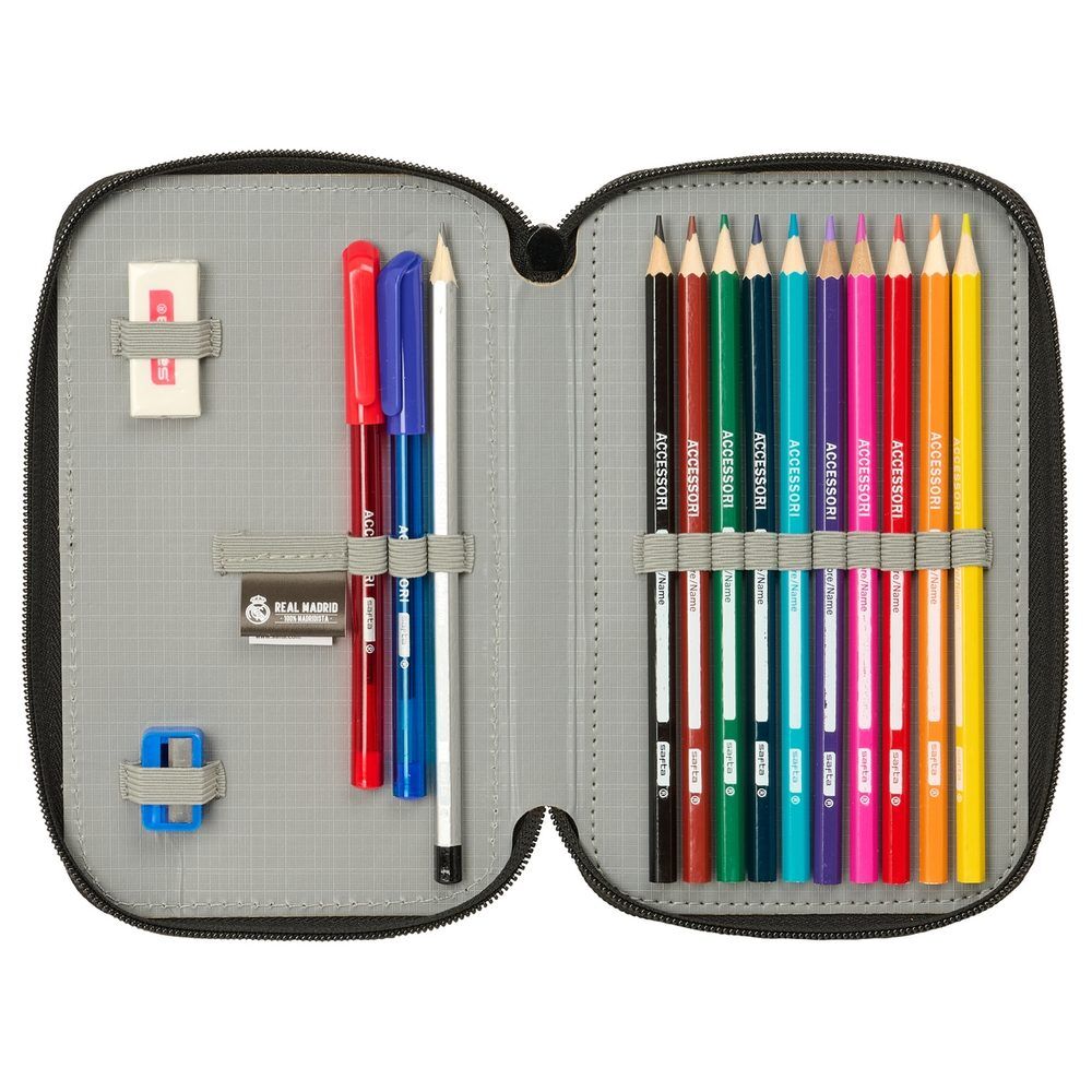 Real Madrid double pencil case 29pcs