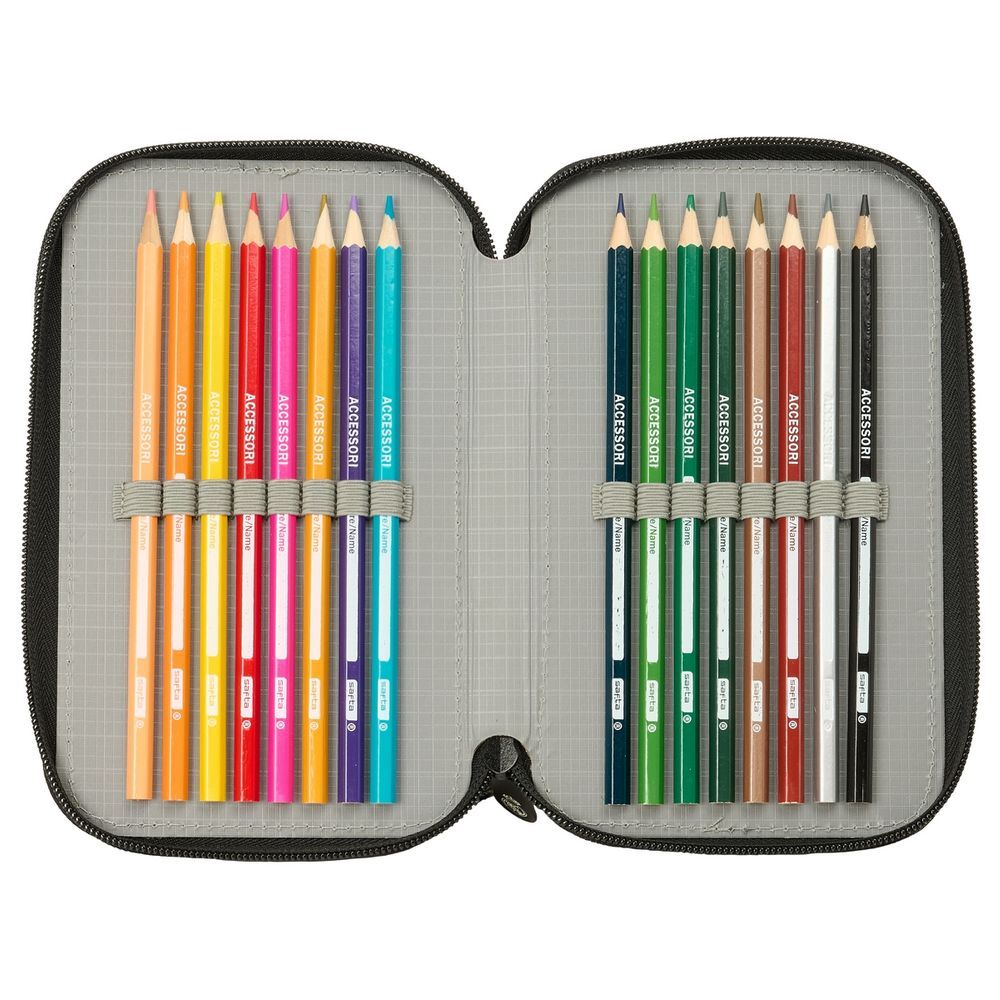 Real Madrid triple pencil case 37pcs