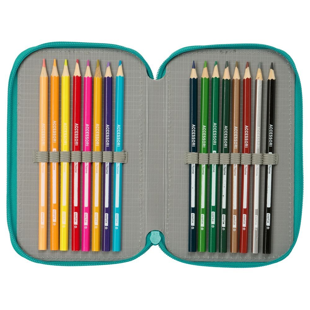 Pencil case F.C. Barcelona triple 37pcs