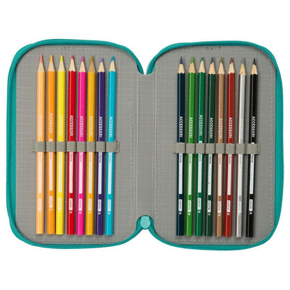 Pencil case F.C. Barcelona triple 37pcs