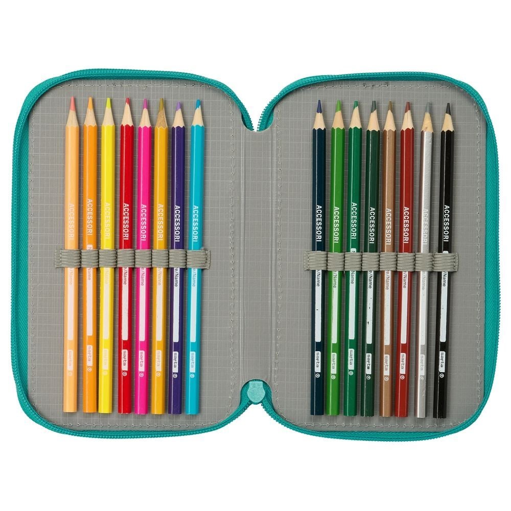 FC Barcelona triple pencil case 37pcs